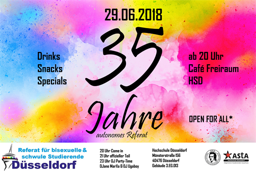 Referat für bisexuelle und schwule Studierende in Düsseldorf
